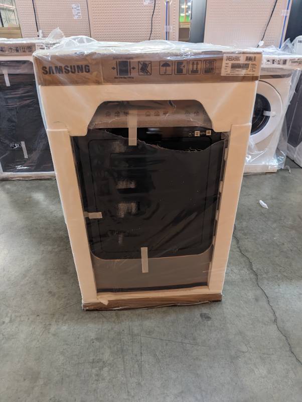 Samsung 7.4 cu. ft. Smart Champagne Electric Dryer with Steam Sanitize ( Scratch and Dent) - 1 Year Warranty