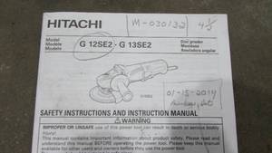 lot 44 image: Hitachi 4 Grinder