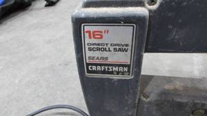 lot 61 image: Craftsman 16 Scroll Saw