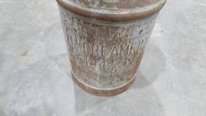 lot 13 image: (2) Vintage Milk Cans