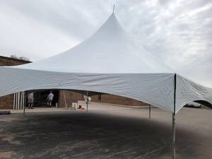 lot 42 image: 35 Free Standing Hexagon Canopy