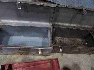 lot 86 image: (2) Metal Tool Boxes