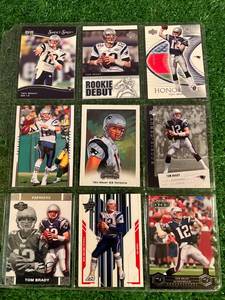 9 Different Tom Brady Cards