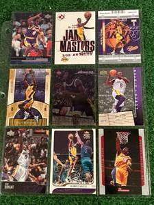 9 Different Kobe Bryant Cards