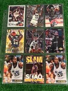 9 Shaquille ONeal Cards