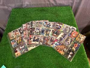 12 Pages Football Cards - 108 Total