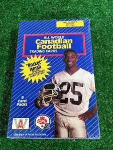 1991 Premier Edition All World Canadian Football Factory Sealed Box