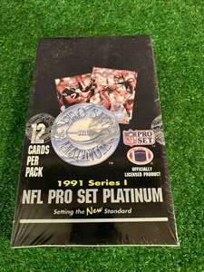 1991 Series 1 NFL Pro Set Platinum Factory Sealed Football Cards