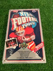 1991 Upper Deck Football Factory Sealed Box