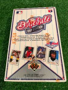1991 Upper Deck Baseball High Series Factory Sealed Box