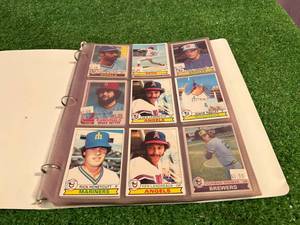Binder of Late 70s Baseball Cards