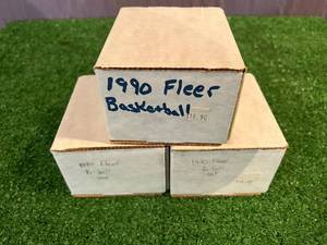 3 Sets 1990 Fleer Basketball
