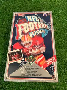 1991 Upper Deck Football Factory Sealed Box