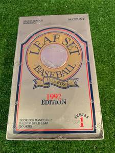 1992 Leaf Baseball Series 1 Factory Sealed Box