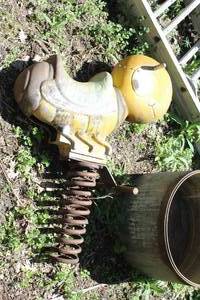 lot 283 image: Vintage Bumblebee Theme Spring Rider