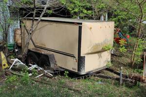 lot 308 image: Fruehaur Cargo 12 Dual Axle Enclosed Trailer
