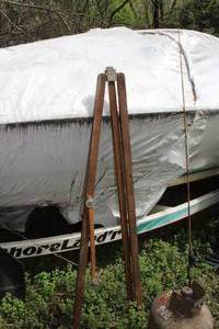 lot 331 image: Vintage Wooden Art Easel