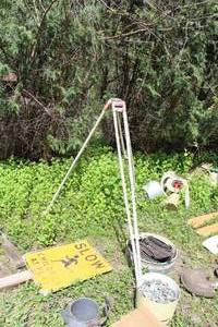 lot 373 image: Surveyor Tripod