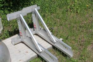 lot 378 image: Lot of (2) Louisville Aluminum Ladder Platforms