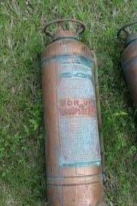 lot 403 image: Vintage Geo. W. Biemer Mfg Co Automatic Fire Extinguisher