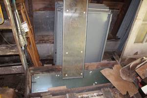 lot 303 image: Lot of (8) Glass Sheets 12x40x10
