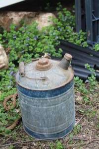 lot 505 image: Vintage Metal Fuel Can
