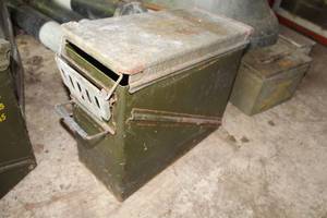 lot 560 image: metal Small Arms Ammunition with Explosive Projectiles Ammo Box