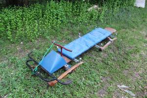 lot 343 image: Vintage Custom 2-Man Toboggan