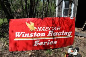 lot 244 image: NASCAR Winston Racing Series Sign