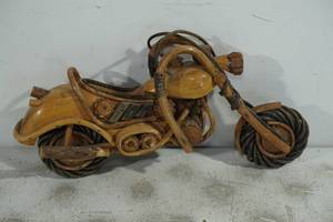 Highly Detailed Wood Motorcycle