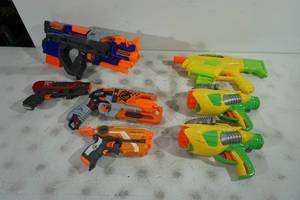 Assorted NERF Blasters