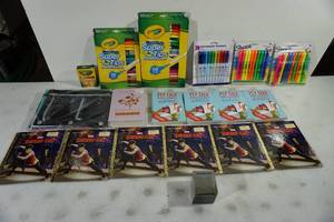 Markers, Books - Sharpie, Crayola, Marvel