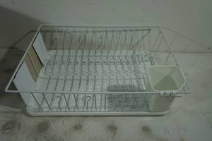 NEW Mega Chef Single Level Dish Rack