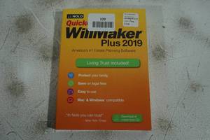 NEW NOLO Quicken WillMaker Plus 2019 Software