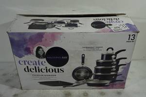 Rachael Ray Create Delicious Enameled Aluminum Cookware Set