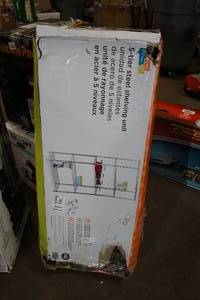 Honey Can Do 5 Tier Steel Shelving Unit