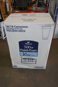 WinCup 16 Oz Foam Cups - 500 Count