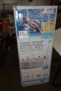 NEW Intex 15 Prism Frame Premium Pool Set - 48 Depth