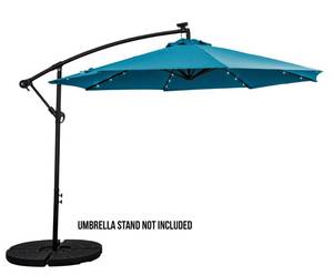 NEW Sun-Ray 9 Offset Aluminum Solar Umbrella