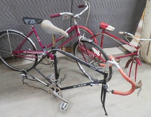 3 VINTAGE BICYCLES