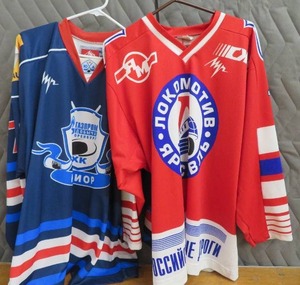VINTAGE RUSSIAN HOCKEY JERSEYS