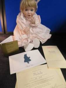 BABY KISSES PORCELAIN DOLL