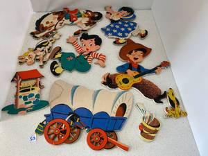 Vintage Western Theme Kids Wall Dcor