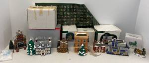 Large Group Of Department 56 Heritage Village Collection