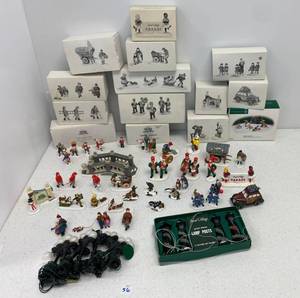 Large Group Of Department 56 Heritage Collection Accessories