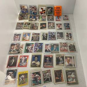 Group Of Cal Ripken Jr&nbsp Baseball Trading Cards In Protective Sleeves