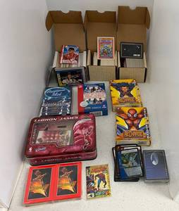 Group Of Misc. Trading Cards Including Star Trek, Marvel, Nascar And More