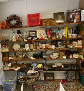 Six Shelves Full Of Misc. Household Items