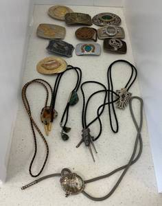 Misc. Belt Buckles And Bolos