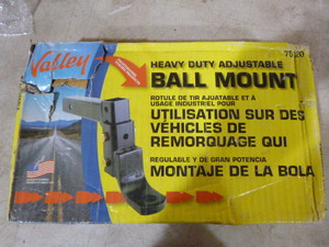 lot 7 image: Valley Heavy Duty Adjustable Ball Mount